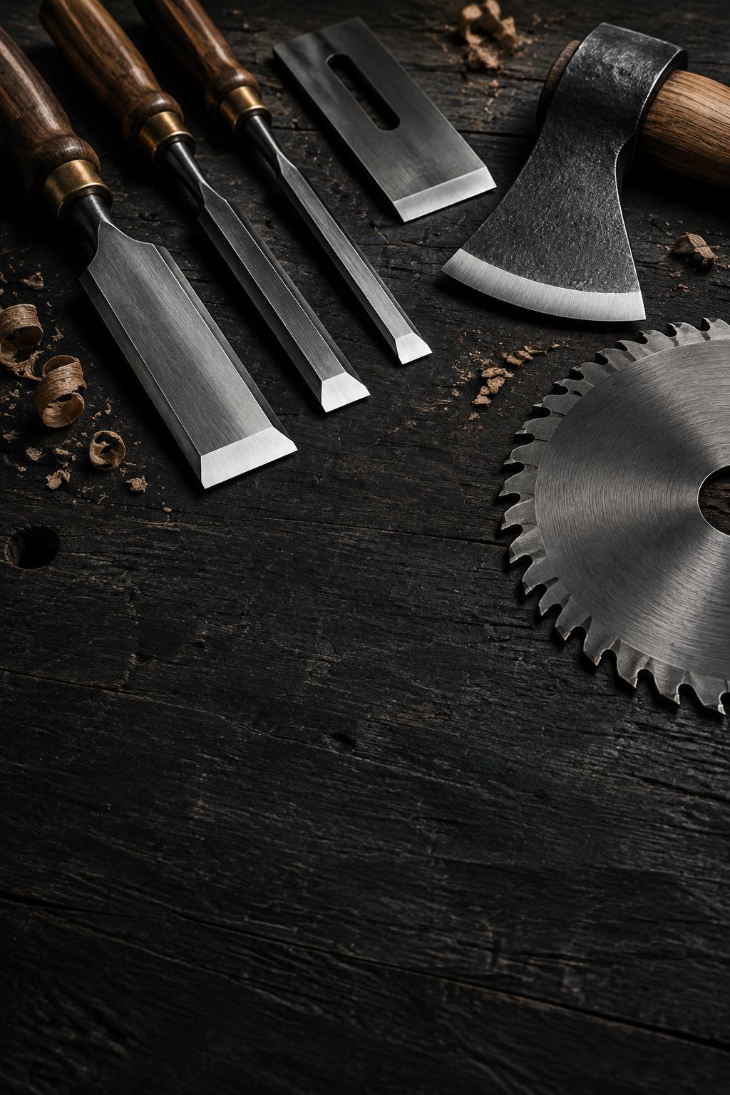 Woodworking arranged for professional sharpening
